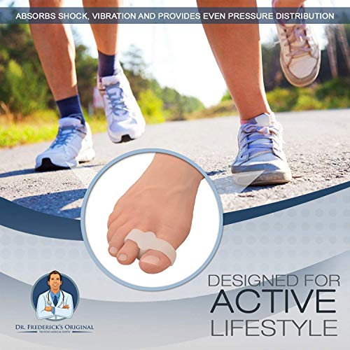 Dr. Frederick's Original 2 Piece Sport Bunion Toe Spacer Set - 1 Pair Soft Ge...