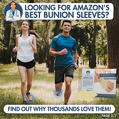 Dr. Frederick's Original Bunion Sleeves - 2 Pieces - Bootie Bunion Cushions -...