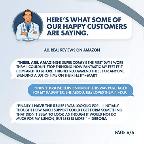 Dr. Frederick's Original Bunion Sleeves - 2 Pieces - Bootie Bunion Cushions -...