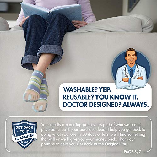 Dr. Frederick's Original Gel Toe Separators - Bunion Pain Relief for Men & Wo...