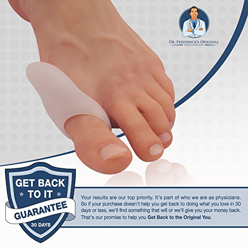 Dr. Frederick's Original Low-Profile Bunion Cushion Set - 2 Pieces - Gel Buni...