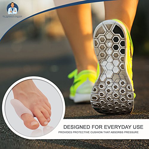 Dr. Frederick's Original Low-Profile Bunion Cushion Set - 2 Pieces - Gel Buni...