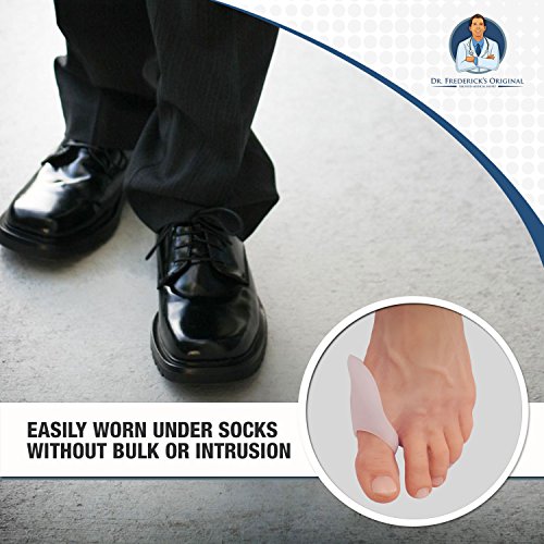 Dr. Frederick's Original Low-Profile Bunion Cushion Set - 2 Pieces - Gel Buni...