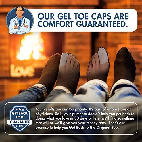 Dr. Frederick's Original Soft Gel Toe Protectors - 12 Pieces - Cushioning Toe...