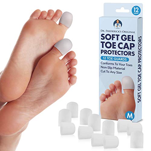Dr. Frederick's Original Soft Gel Toe Protectors - 12 Pieces - Cushioning Toe...