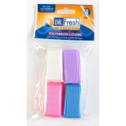 Dr. Fresh Toothbrush Covers, Set of 4,1-Pack