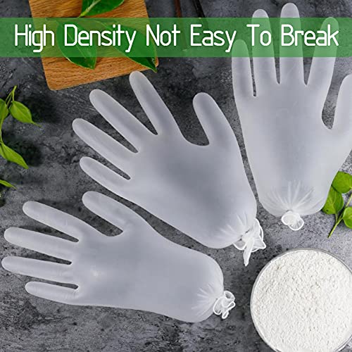 Dr.GreenPanda (XL 1000pcs) Clear Vinyl Disposable Gloves, Food Safe, Food Ser...