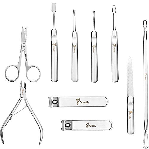 Manicure Set for Men – Pedicure Kit for Women – Manicure Kit stainless steel ...