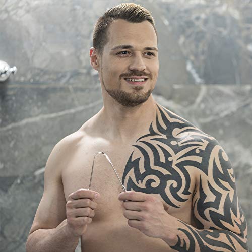 Tongue Scraper Stainless Steel for adult – The Tongue Cleaner Ayurvedic Metal...