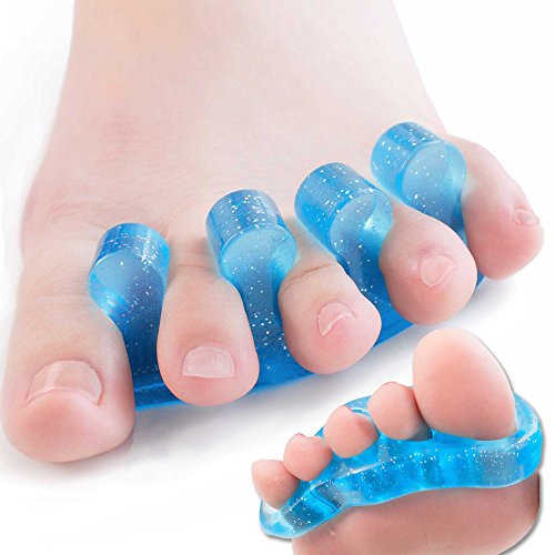DR JK Original ToePal, Toe Separators and Toe Streightener for Relaxing Toes,...