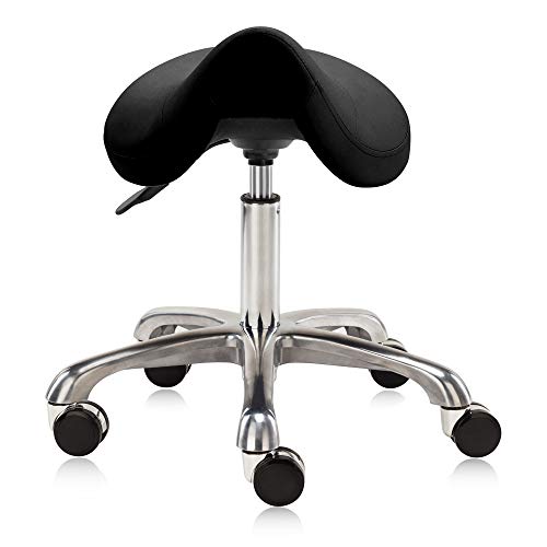 DR.LOMILOMI Hydraulic Saddle Rolling Hygienic Clinic Spa Massage Stool Chair ...