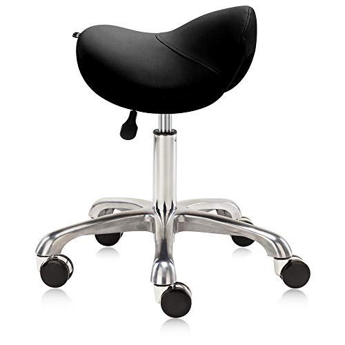 DR.LOMILOMI Hydraulic Saddle Rolling Hygienic Clinic Spa Massage Stool Chair ...