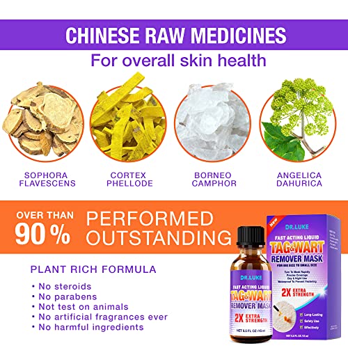 2×Extra Strength Skin Tag Remover Mask, Skin Tag Removal Mask, Exclusive Form...