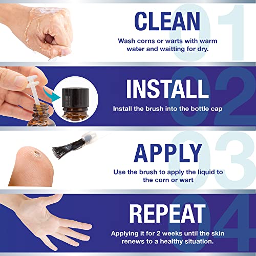 Exclusive Formula Liquid Corn & Wart Remover Mask, Wart Removal Mask, Fast-ac...