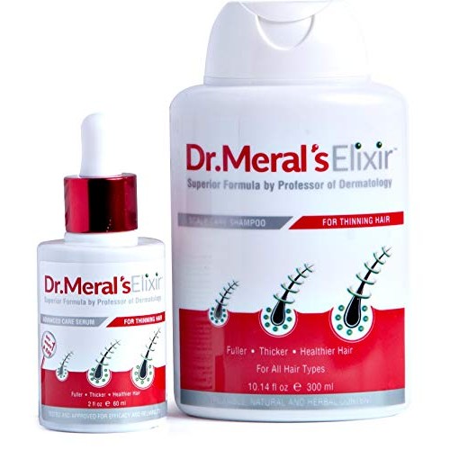 Dr. Meral's Elixir - Essential Hair Growth Products Kit: Minoxidil Free Thinn...