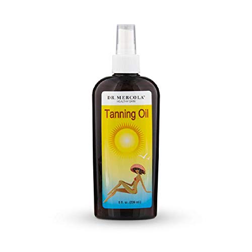 Dr. Mercola Natural Tanning Oil (8 fl oz per bottle), NO artificial fragrance...