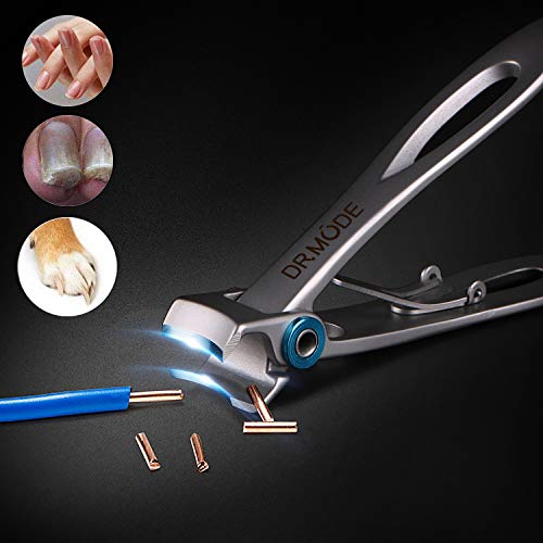 Nail Clippers for Thick Nails - DR. MODE 15mm Wide Jaw Opening Extra Large To...