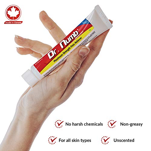 Dr. Numb 5% Lidocaine Topical Anesthetic Numbing Cream for Pain Relief, Maxim...