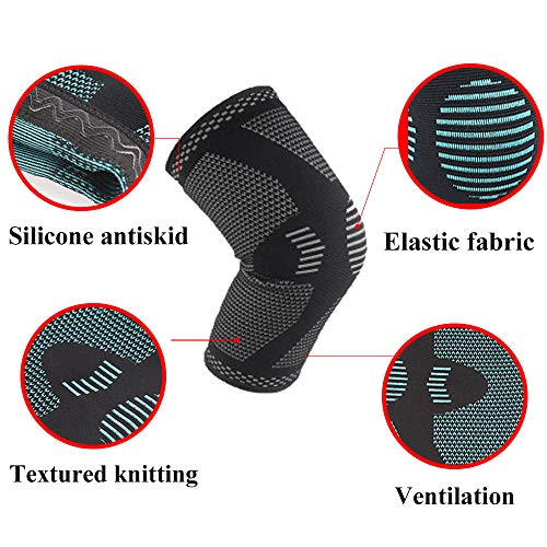Dr.Pedi Knee Brace Compression Sleeve Injury Recovery Support for Running,Gym...