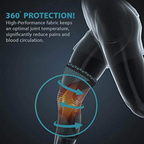 Dr.Pedi Knee Brace Compression Sleeve Injury Recovery Support for Running,Gym...