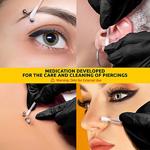 Dr. Piercing Aftercare - 36 Medicated Swabs Treat Ear, Nose, Belly, and Body ...