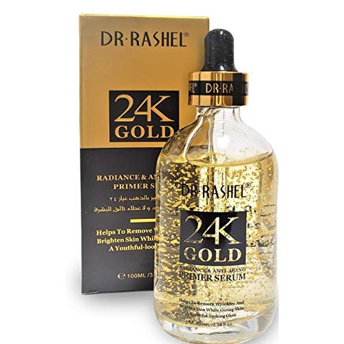 Dr Rashel 24K Gold Radiance Anti Aging Face Primer Serum | Youthful Glowing, ...
