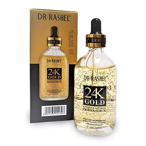Dr Rashel 24K Gold Radiance Anti Aging Face Primer Serum | Youthful Glowing, ...