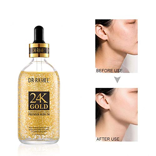 Dr Rashel 24K Gold Radiance Anti Aging Face Primer Serum | Youthful Glowing, ...
