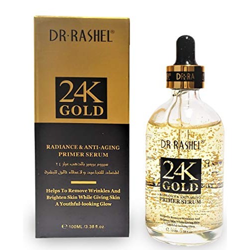 Dr Rashel 24K Gold Radiance Anti Aging Face Primer Serum | Youthful Glowing, ...