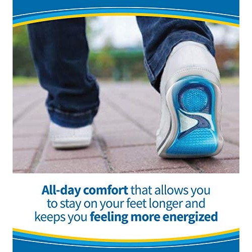 Dr. Scholl’s Comfort and Energy Massaging Gel Insoles, Men’s Size 8-14, 1 Pair