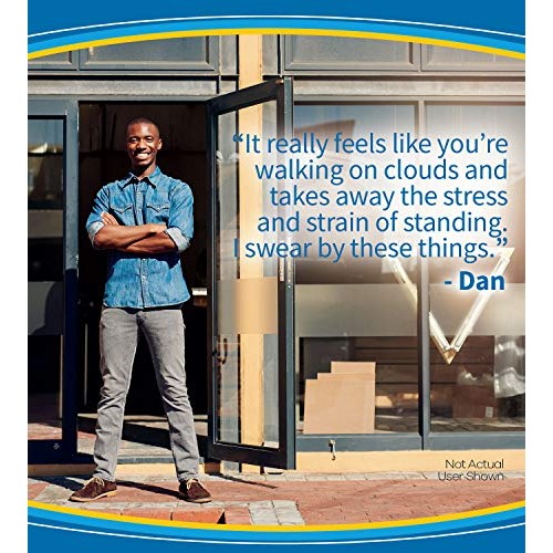 Dr. Scholl’s Comfort and Energy Massaging Gel Insoles, Men’s Size 8-14, 1 Pair