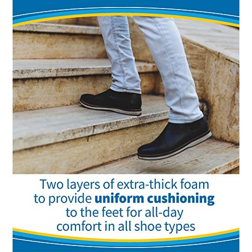 Dr. Scholl’s Comfort Double Air-Pillo Insoles, Men’s Size 7-13, Women’s Size ...