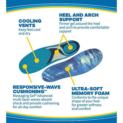 Dr. Scholl’s MEMORY FIT Insoles // Memory Foam Pillow-Soft Cushioning Conform...
