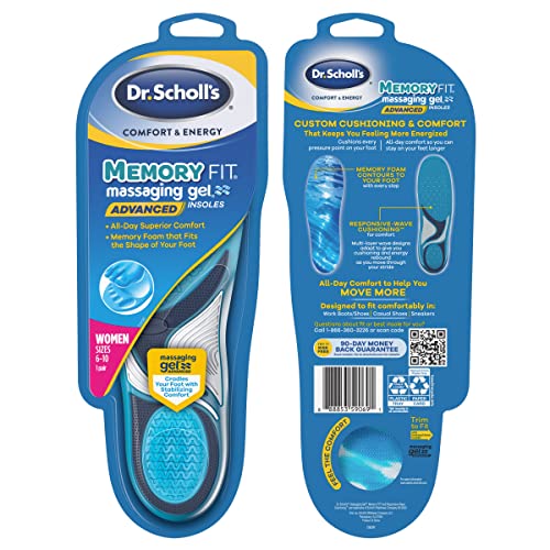 Dr. Scholl’s MEMORY FIT Insoles // Memory Foam Pillow-Soft Cushioning Conform...