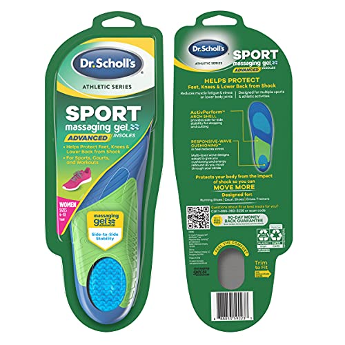 Dr. Scholl's Athletic series, Advanced Sport Massaging Gel Insoles for Women'...