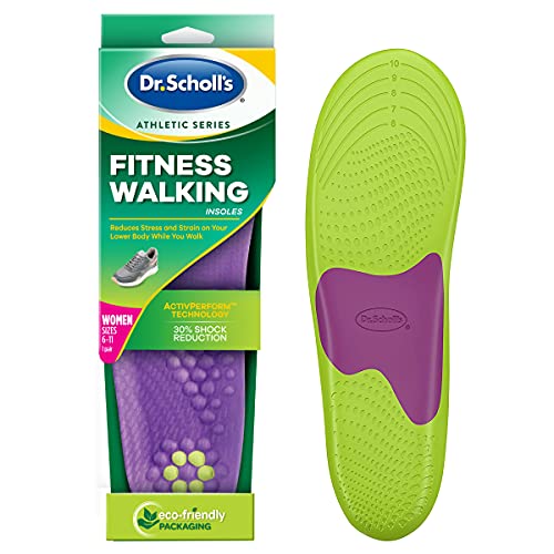 Dr. Scholl's Athletic Series Fitness Walking Insoles, Women’s Size 6-11, 1 Pa...
