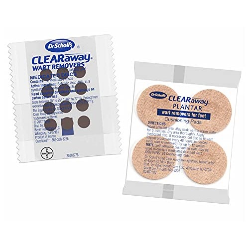 Dr. Scholl's Clear Away Wart Remover Plantar 24 ea (Pack of 2)
