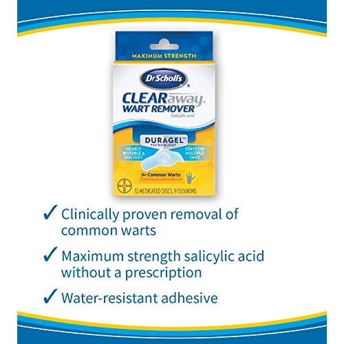 Dr. Scholl's ClearAway Wart Remover with Duragel Technology, 9ct / Clinically...