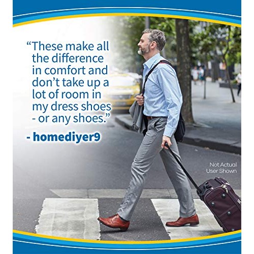 Dr. Scholl's Comfort and Energy Memory Fit Insoles for Men, 1 Pair, Size 8-14