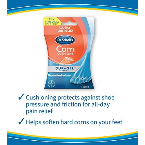 Dr. Scholl's CORN CUSHION with Duragel Technology 6ct Cushioning Protection a...