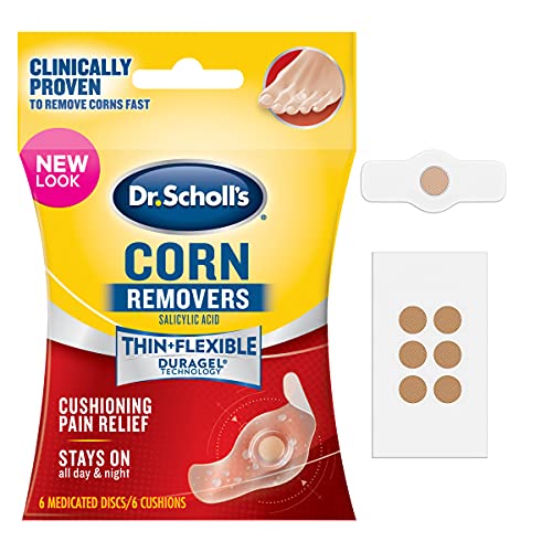 Dr. Scholl's Corn Remover with Duragel Technology, 6ct / Removes Corns Fast a...