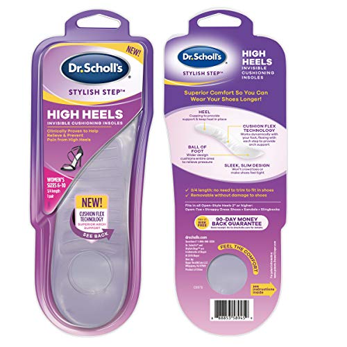 Dr. Scholl's Cushioning Insoles for Everyday Flats, Low Heels, Dress, Casual ...