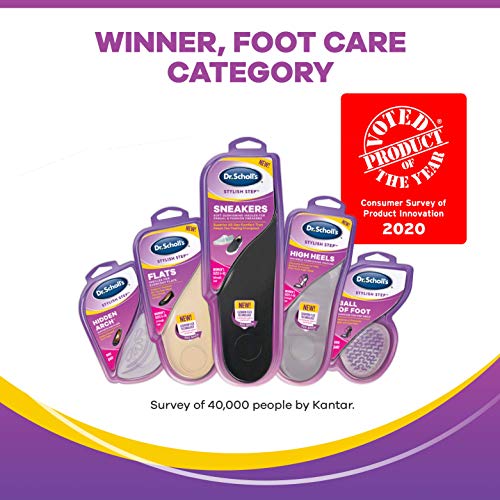 Dr. Scholl's Cushioning Insoles for Everyday Flats, Low Heels, Dress, Casual ...