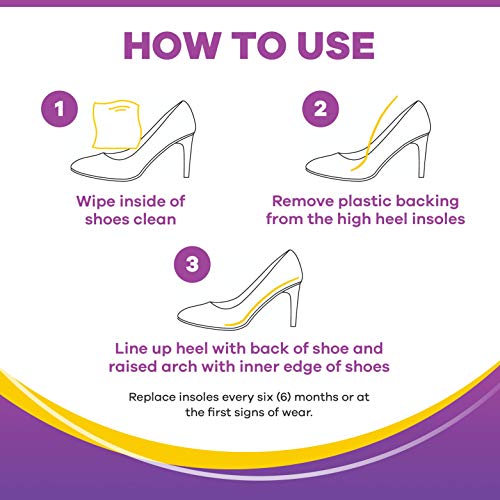 Dr. Scholl's Cushioning Insoles for Everyday Flats, Low Heels, Dress, Casual ...