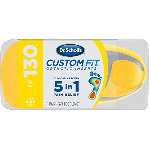 Dr. Scholl's Custom Fit Orthotics CF 130 Shoe Sole Insole Inserts