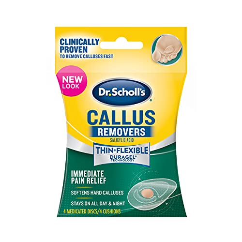 Dr Scholl's Duragel Callus Removers, 4 Cushions and 4 Medicated Discs, (Packa...