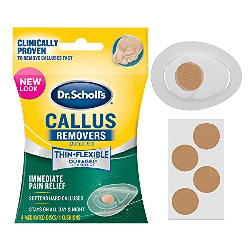 Dr Scholl's Duragel Callus Removers, 4 Cushions and 4 Medicated Discs, (Packa...