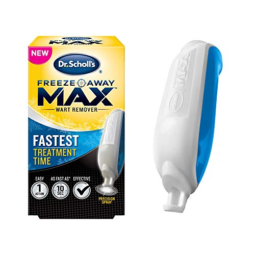 Dr. Scholl's Freeze Away MAX Wart Remover 10 Applications, Safe to use on Chi...