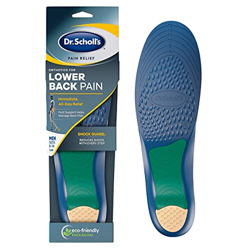 Dr. Scholl's LOWER BACK Pain Relief Orthotics // Clinically Proven Immediate ...