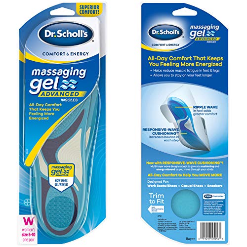 Dr Scholl's Massaging Gel Advanced Insoles, 2 Pairs (women's 6-10), 2 Count